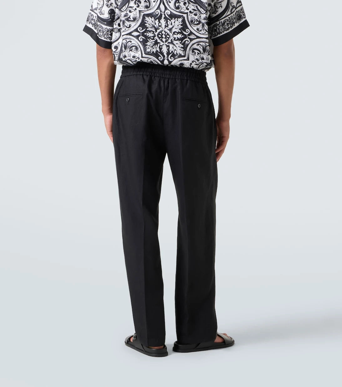 Dolce&Gabbana - Linen straight pants