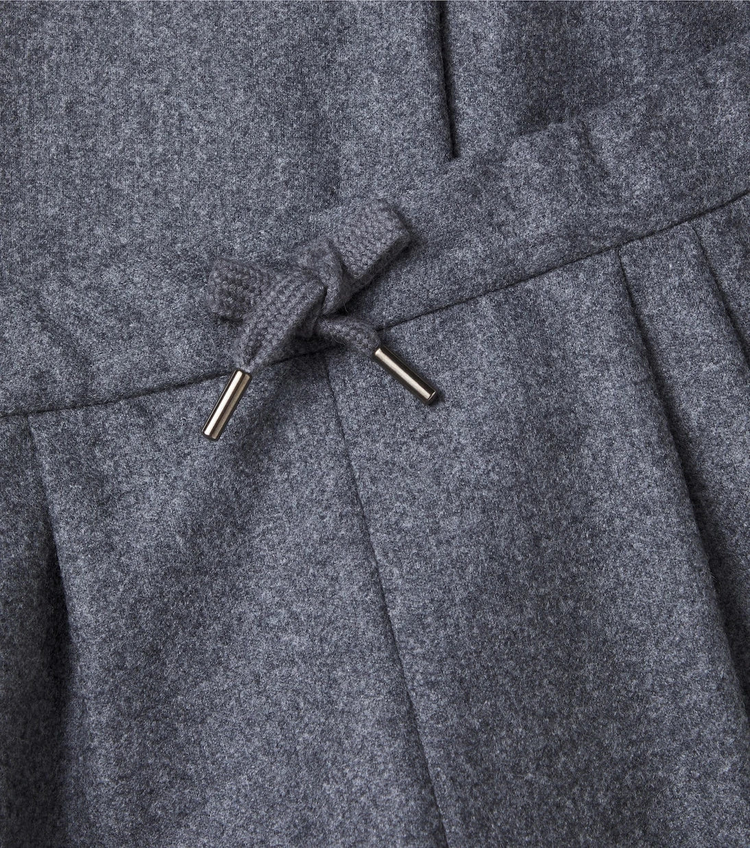 Brunello Cucinelli Kids - بنطال مستقيم من الصوف البكر