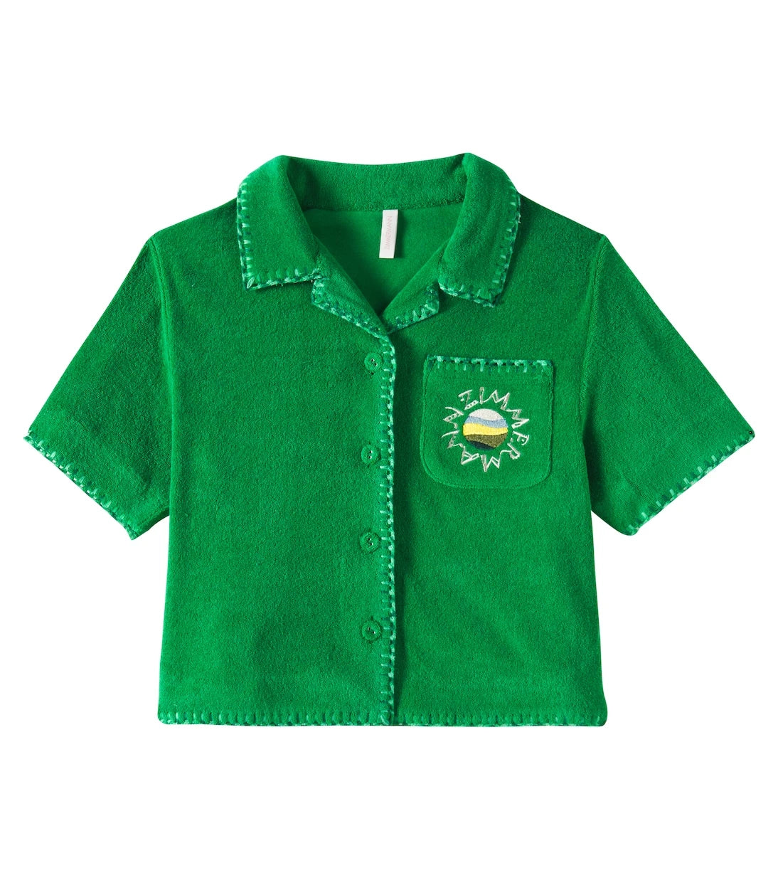 Zimmermann Kids - Everley cotton-blend terry top