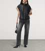 AllSaints Black Reversible Shearling Marlin Gilet