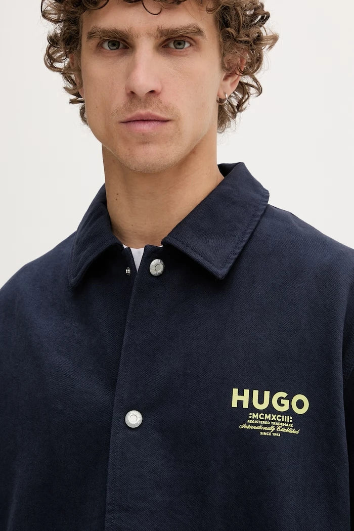 HUGO Blue късо мъжко яке от памук Biyo262D1