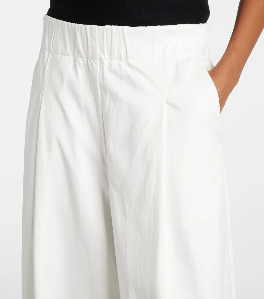 Dries Van Noten - High-rise cotton wide-leg pants