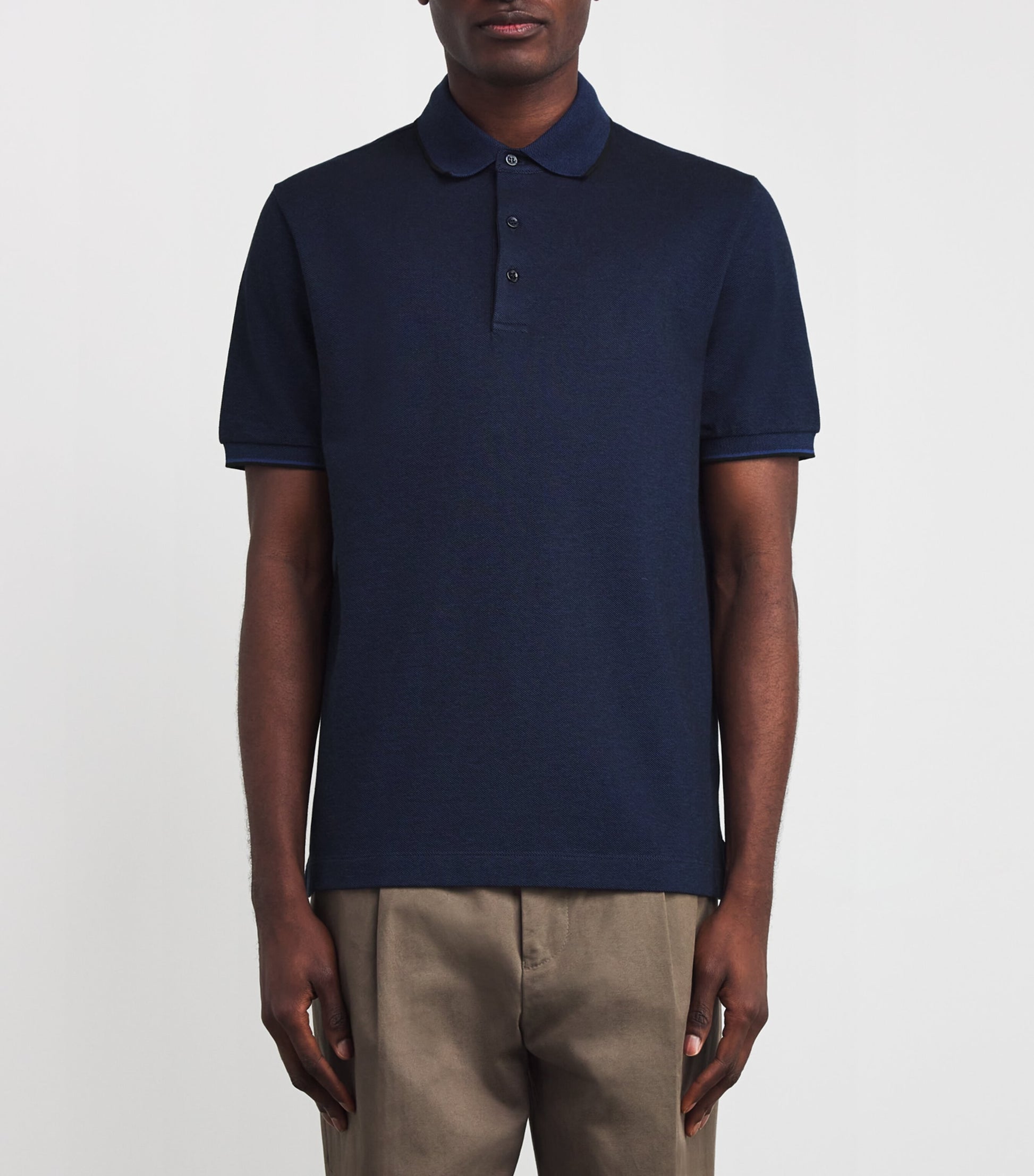 Canali Cotton Polo Shirt