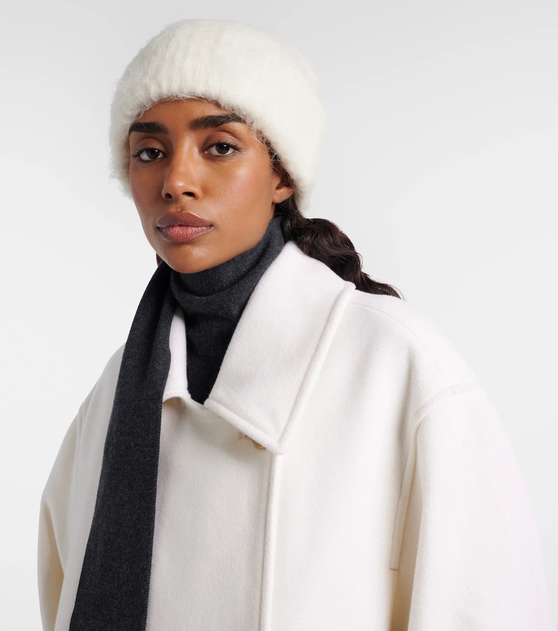 Toteme - Ribbed-knit wool-blend beanie