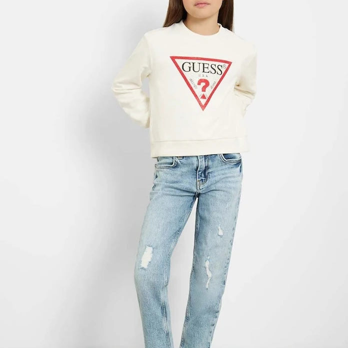 Детски памучен суичър Guess