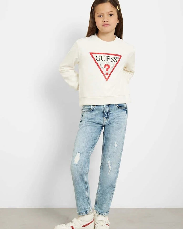 Çocuk Pamuklu Sweatshirt Guess