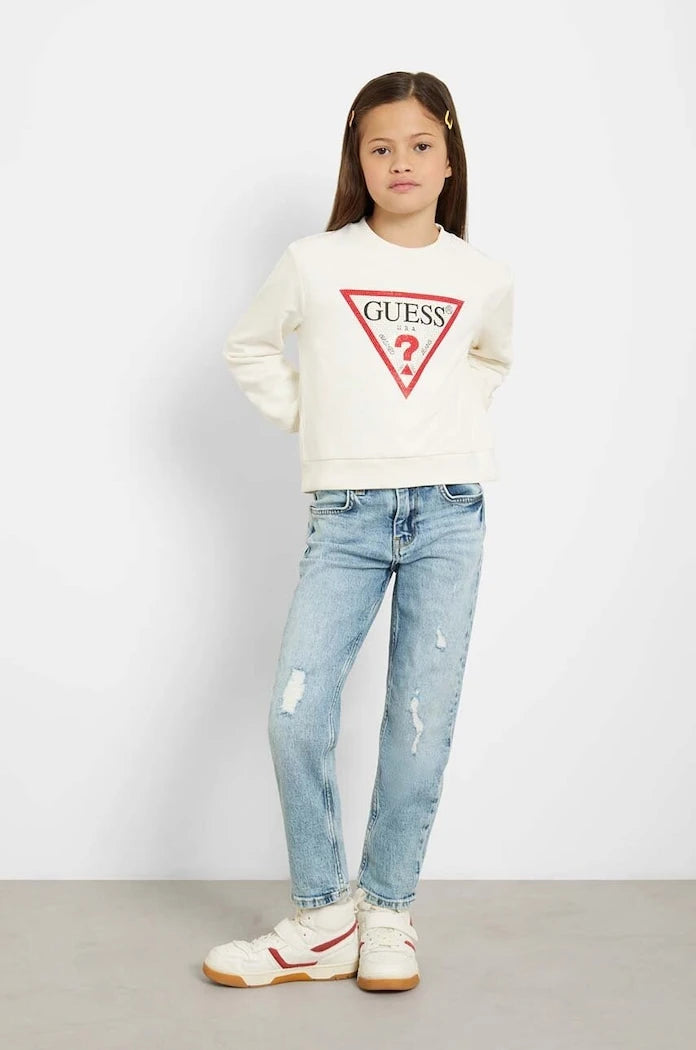 Çocuk Pamuklu Sweatshirt Guess