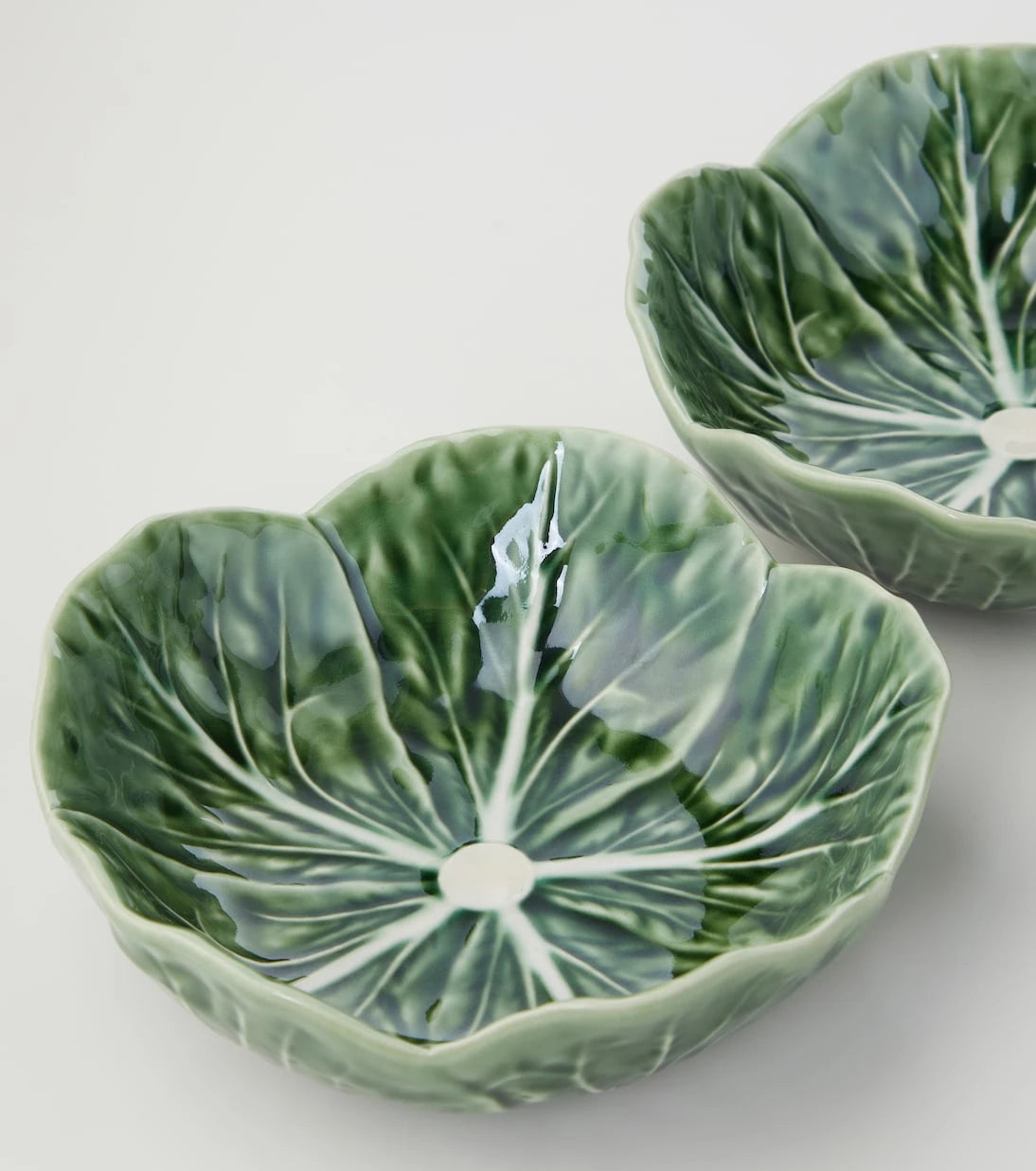 Bordallo Pinheiro - Cabbage set of 4 earthenware bowls