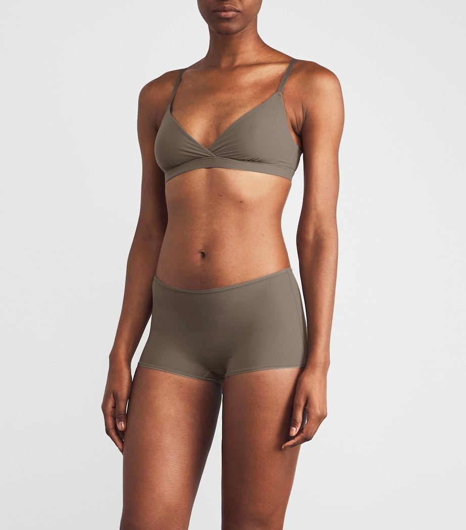 Brown Fits Everybody Crossover Bralette