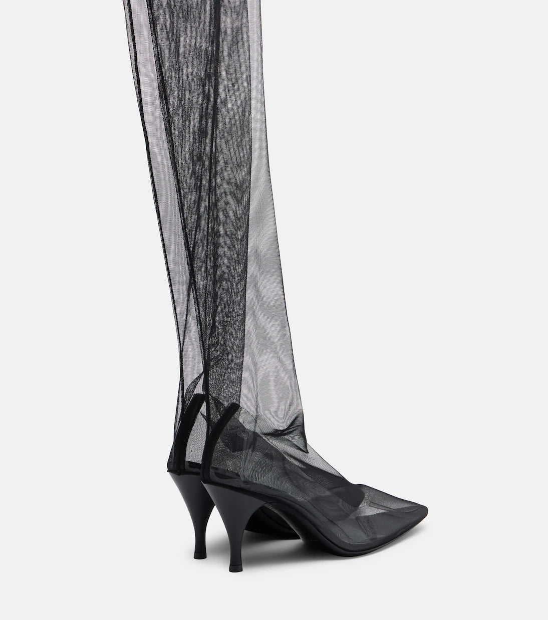Herbert Levine - Sheer Perfection mesh over-the-knee boots