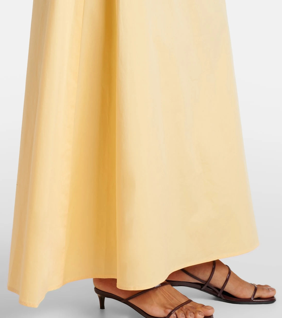 Staud - Phare one-shoulder cotton maxi dress