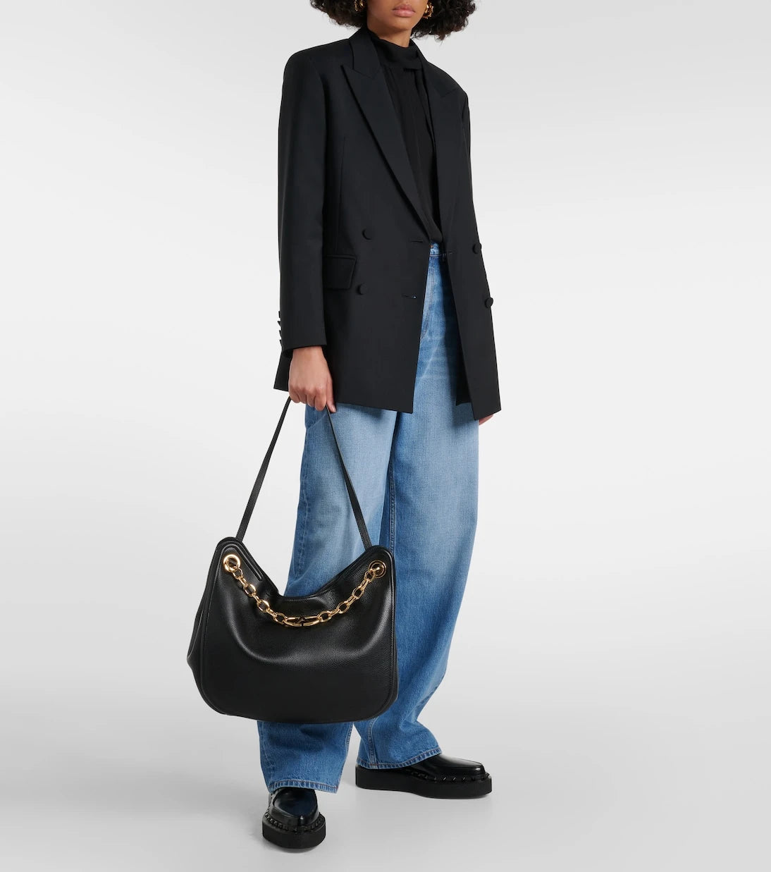 Valentino Garavani - VLogo Moon Medium leather tote bag