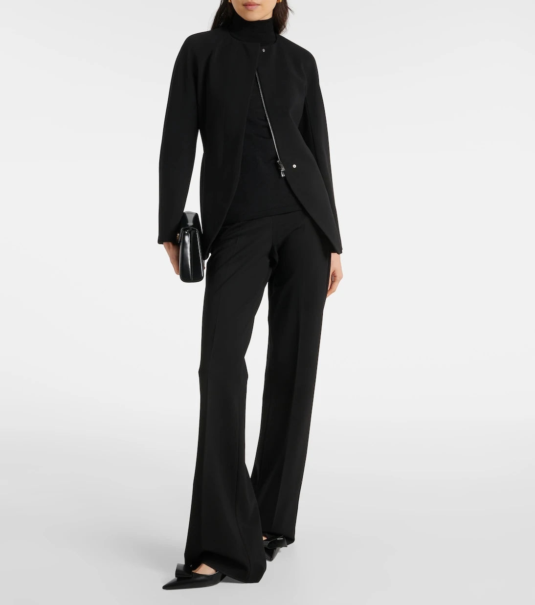 Max Mara - Norcia pleated jersey straight pants