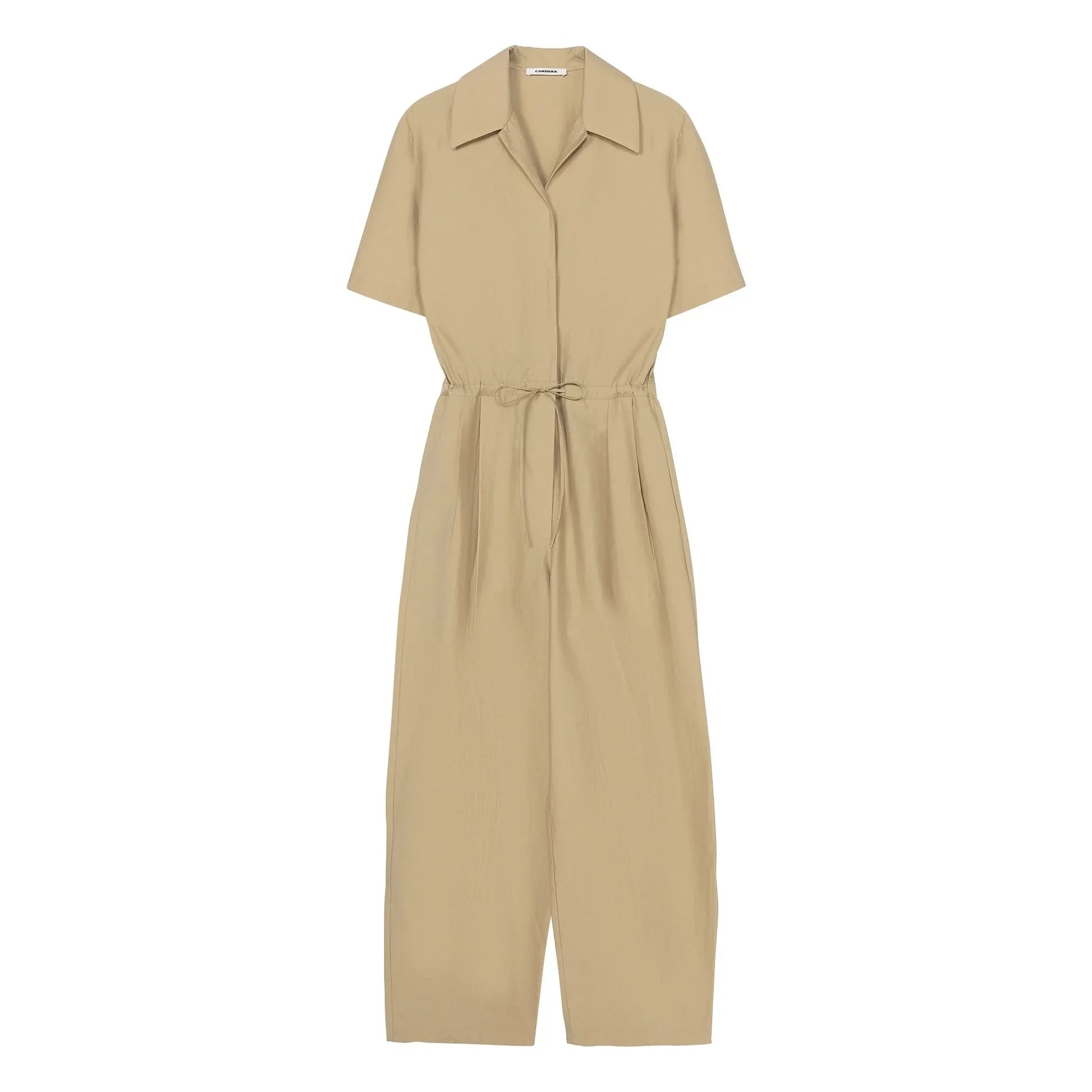Cordera - Cotton jumpsuit | Beige