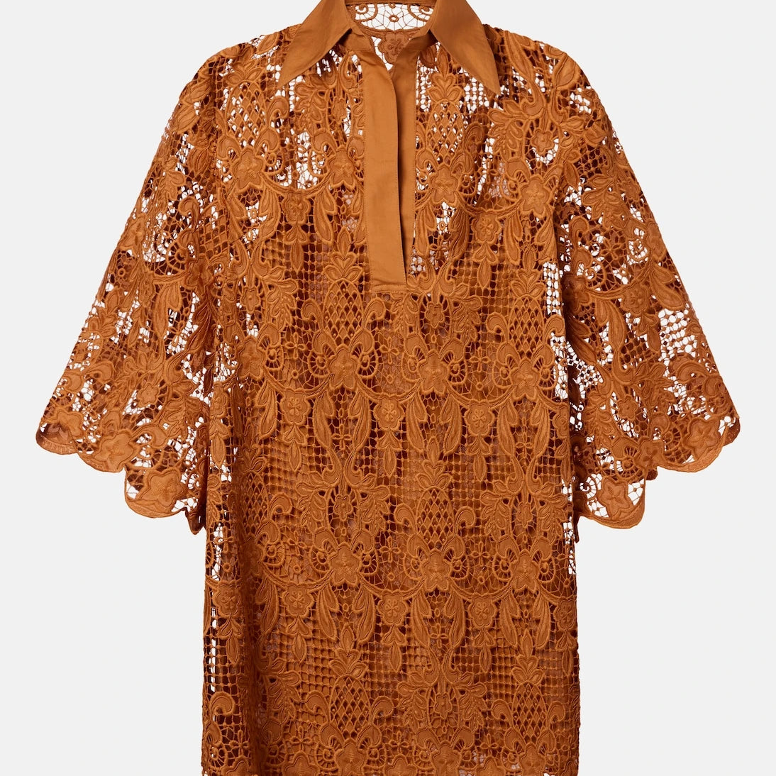 Zimmermann - Coco scalloped lace top