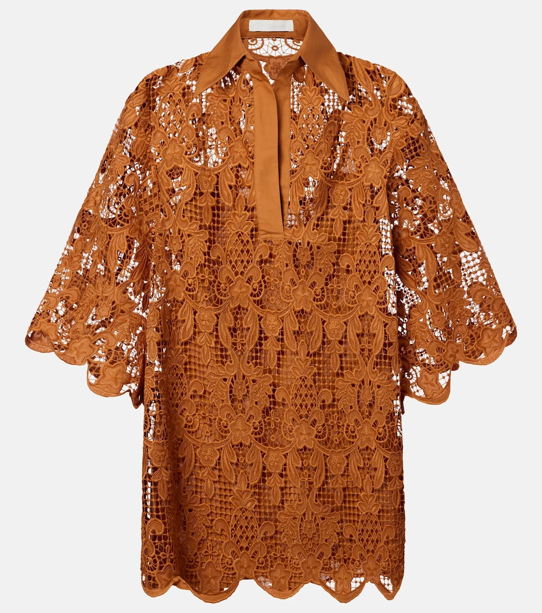 Zimmermann - Coco scalloped lace top