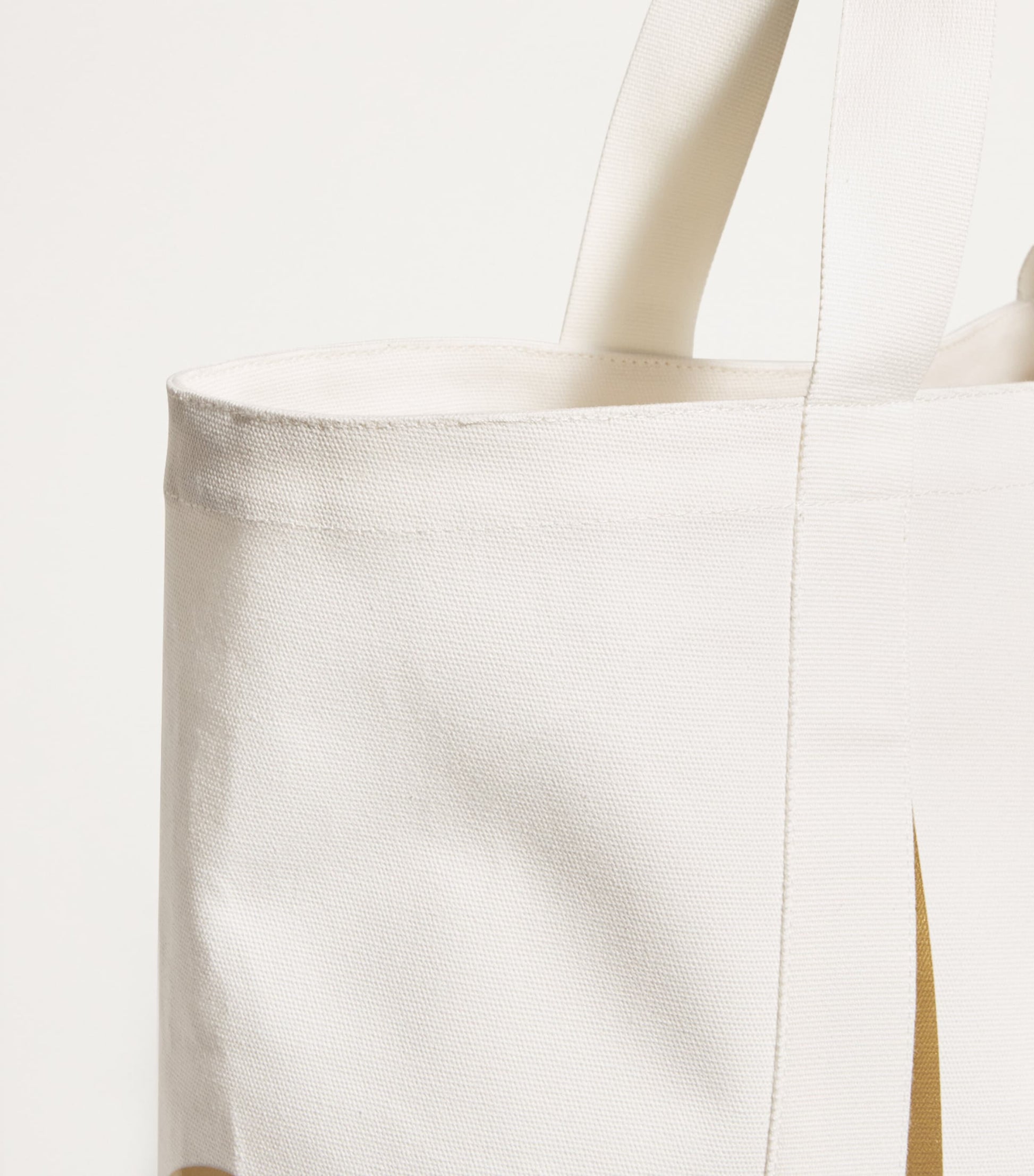 Large Cotton Logo Tote Bag IVORY