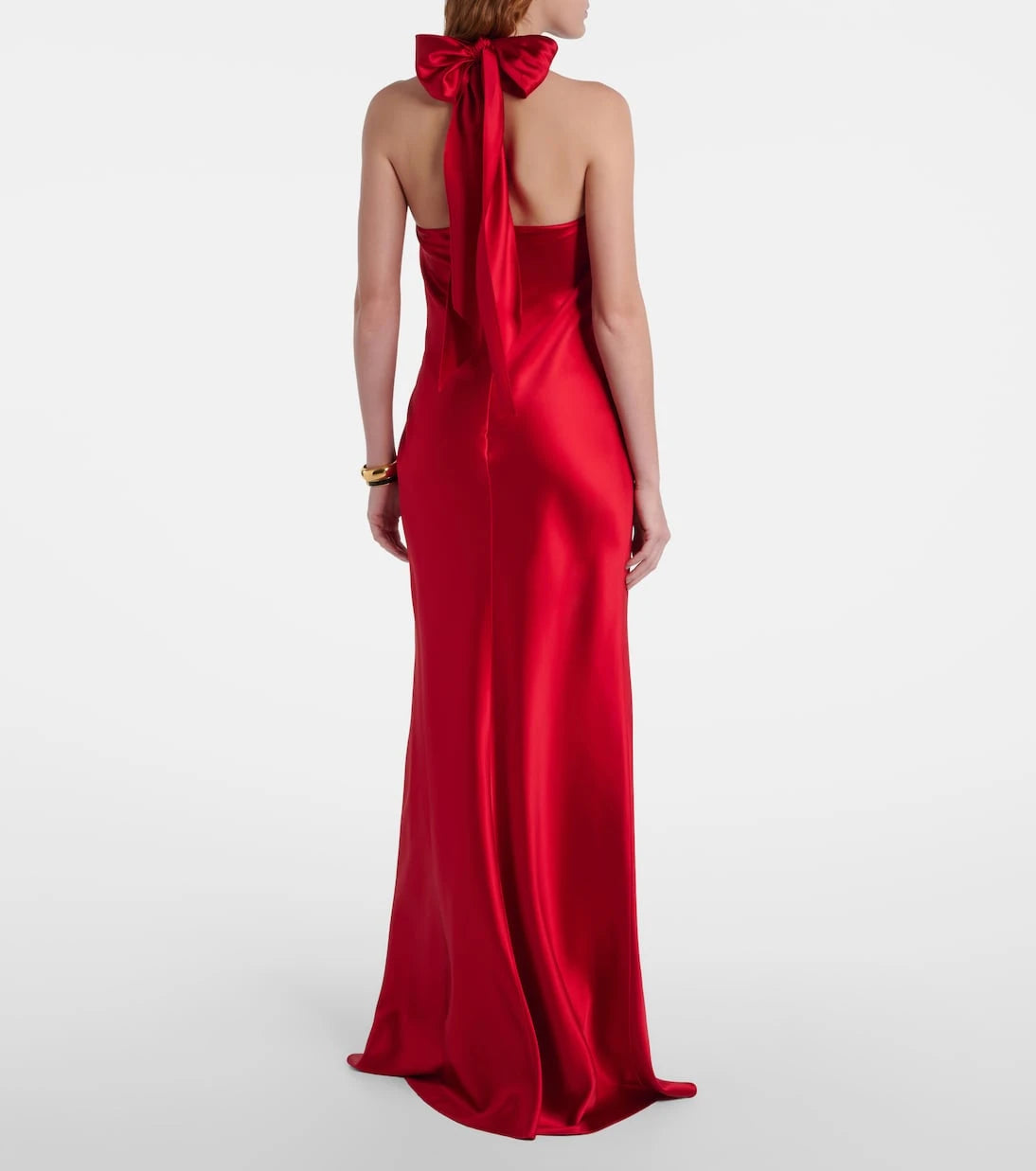 Ralph Lauren Collection - Halterneck satin gown