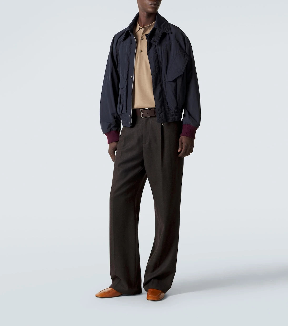 Dries Van Noten - Yünlü polo tişört