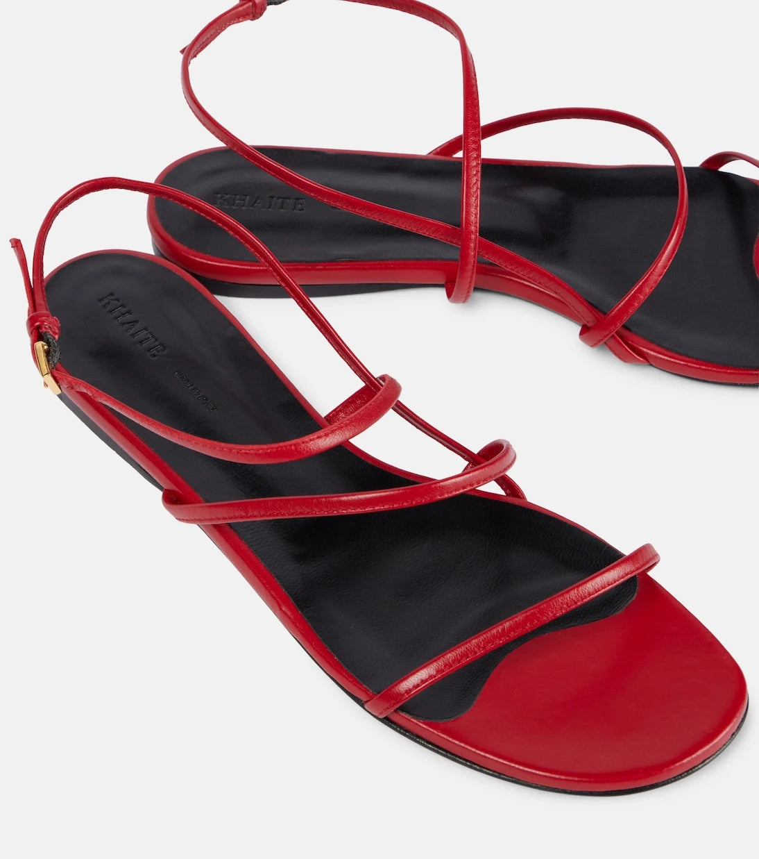 Khaite - Loop leather sandals