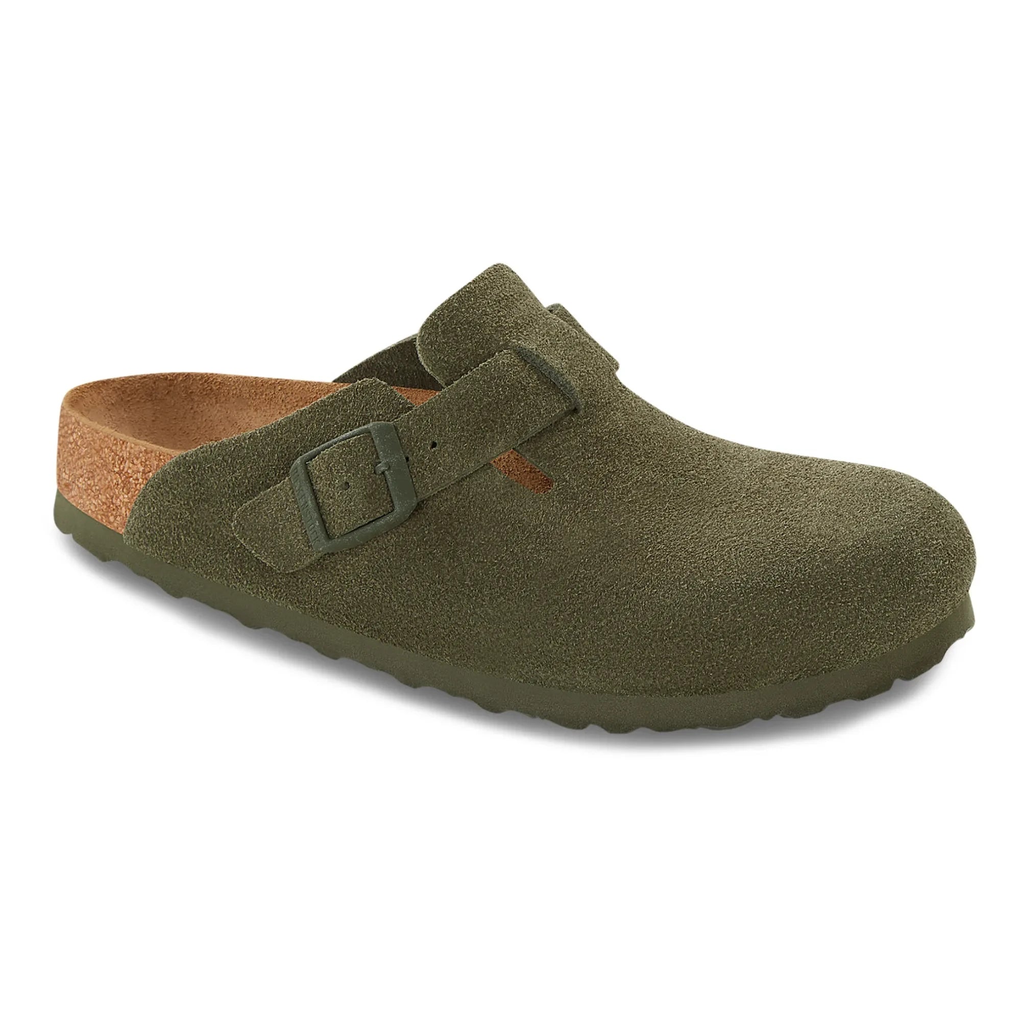 BIRKENSTOCK - Boston Narrow Fit Clogs - Adult Collection | Khaki