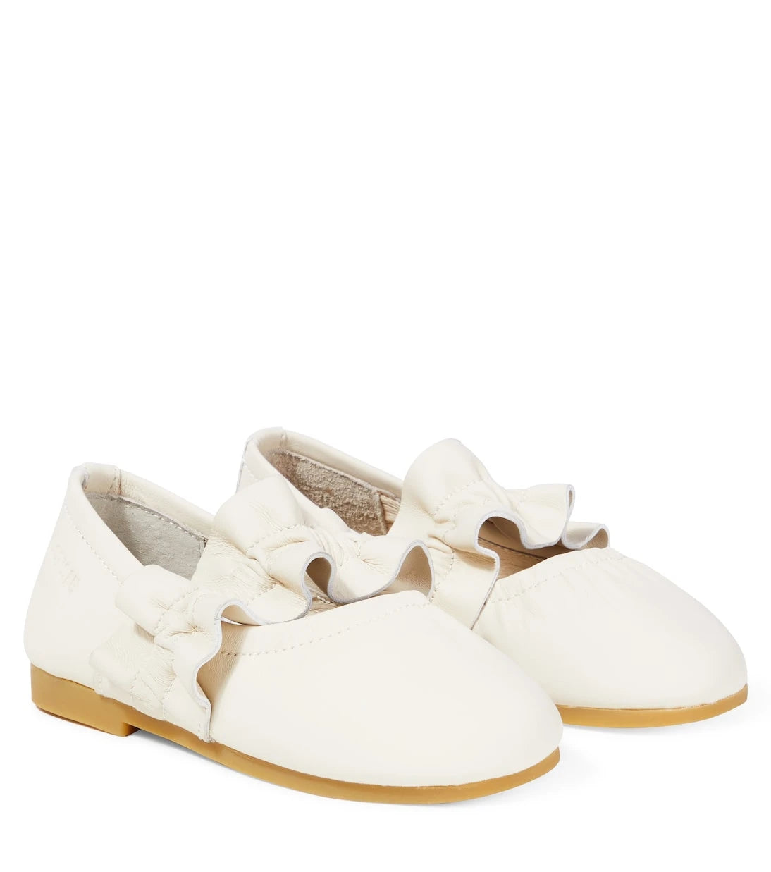Donsje - Iffie ruffled leather ballet flats
