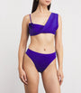 Maygel Coronel Blue Draped Velato Bikini