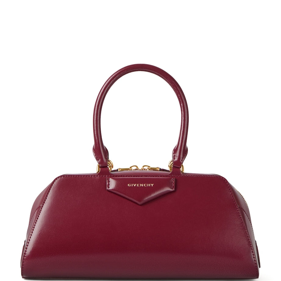 Givenchy Small Leather Antigona Cube East-West Top-Handle Bag