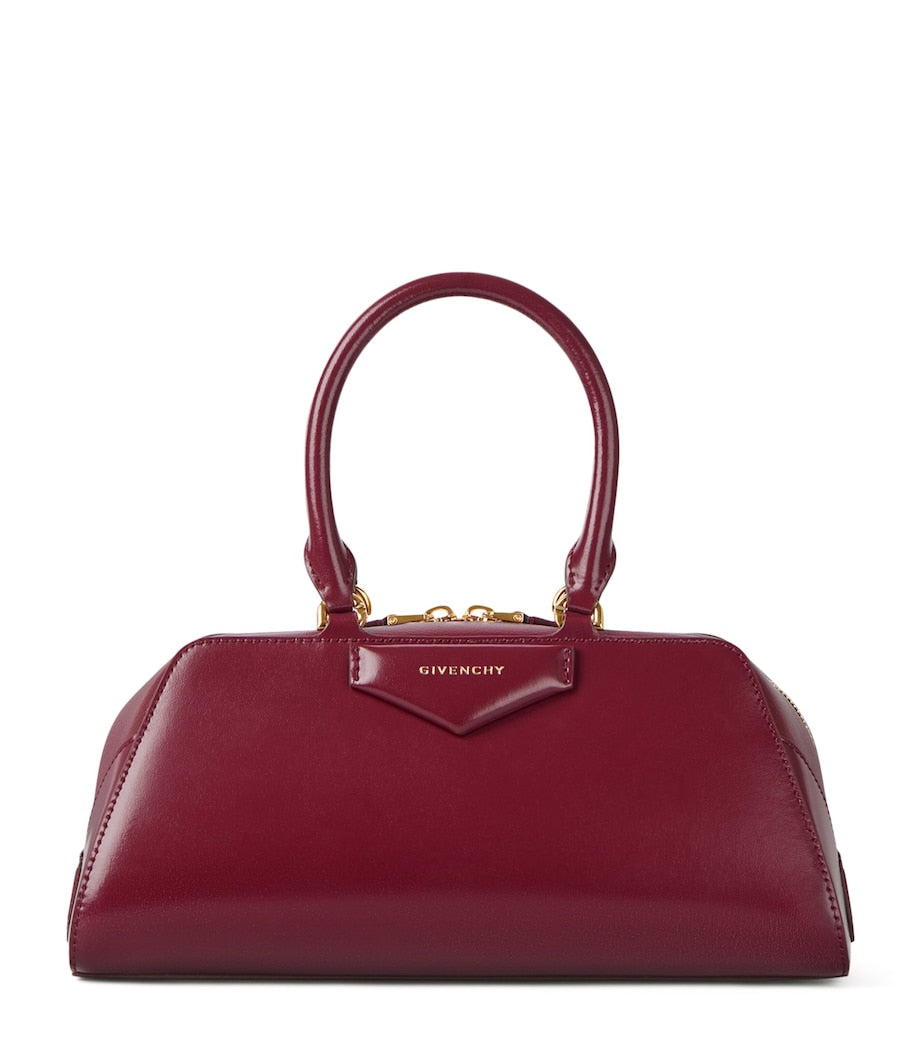 Givenchy Small Leather Antigona Cube East-West Top-Handle Bag