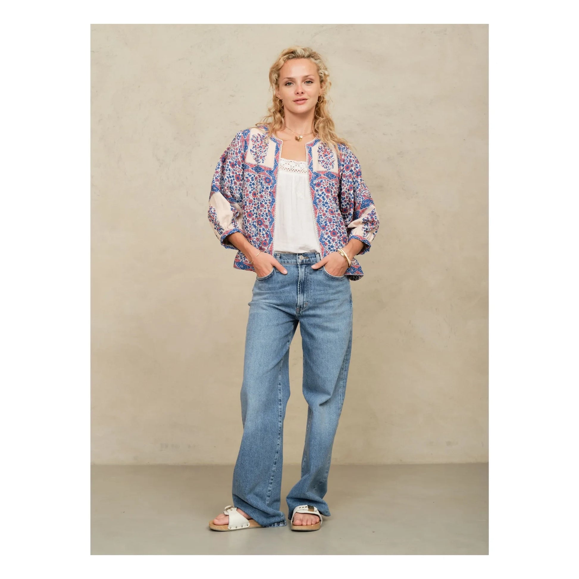 M.A.B.E. - Della Coton Jacket | Indigo