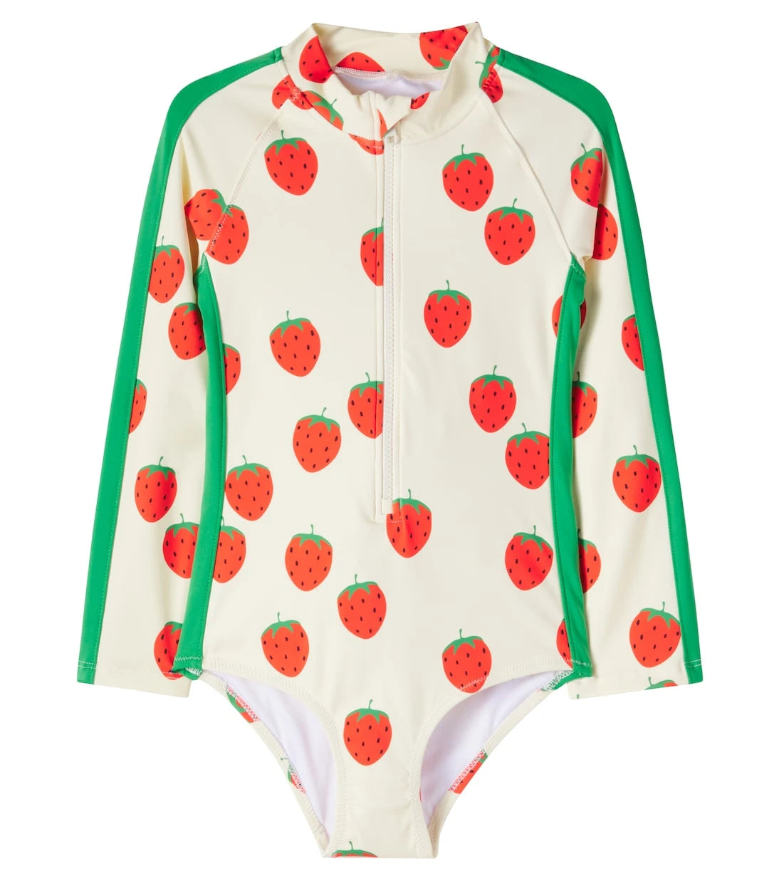 Mini Rodini - Strawberries rashguard swimsuit