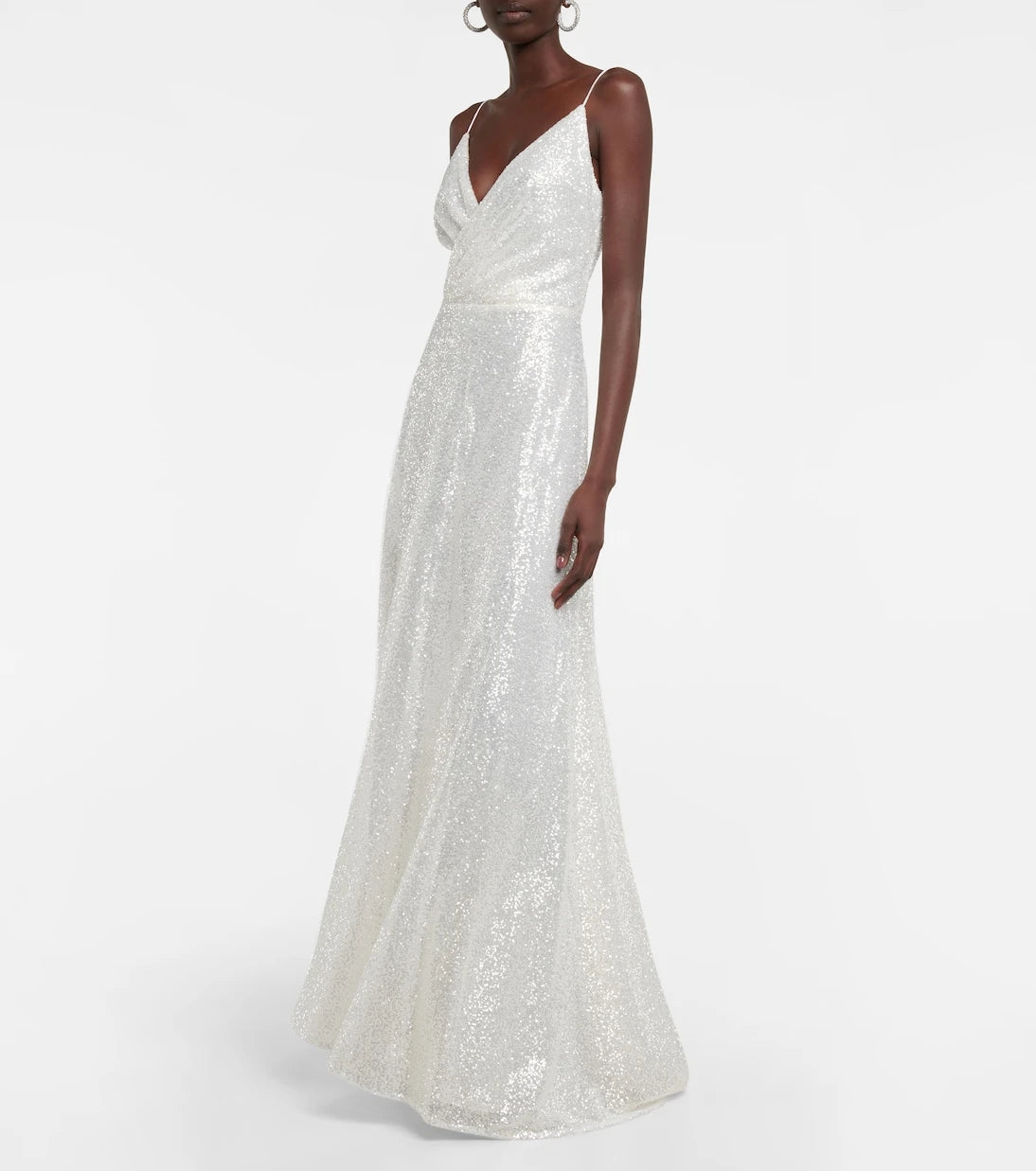 Costarellos - Kristina sequined tulle gown