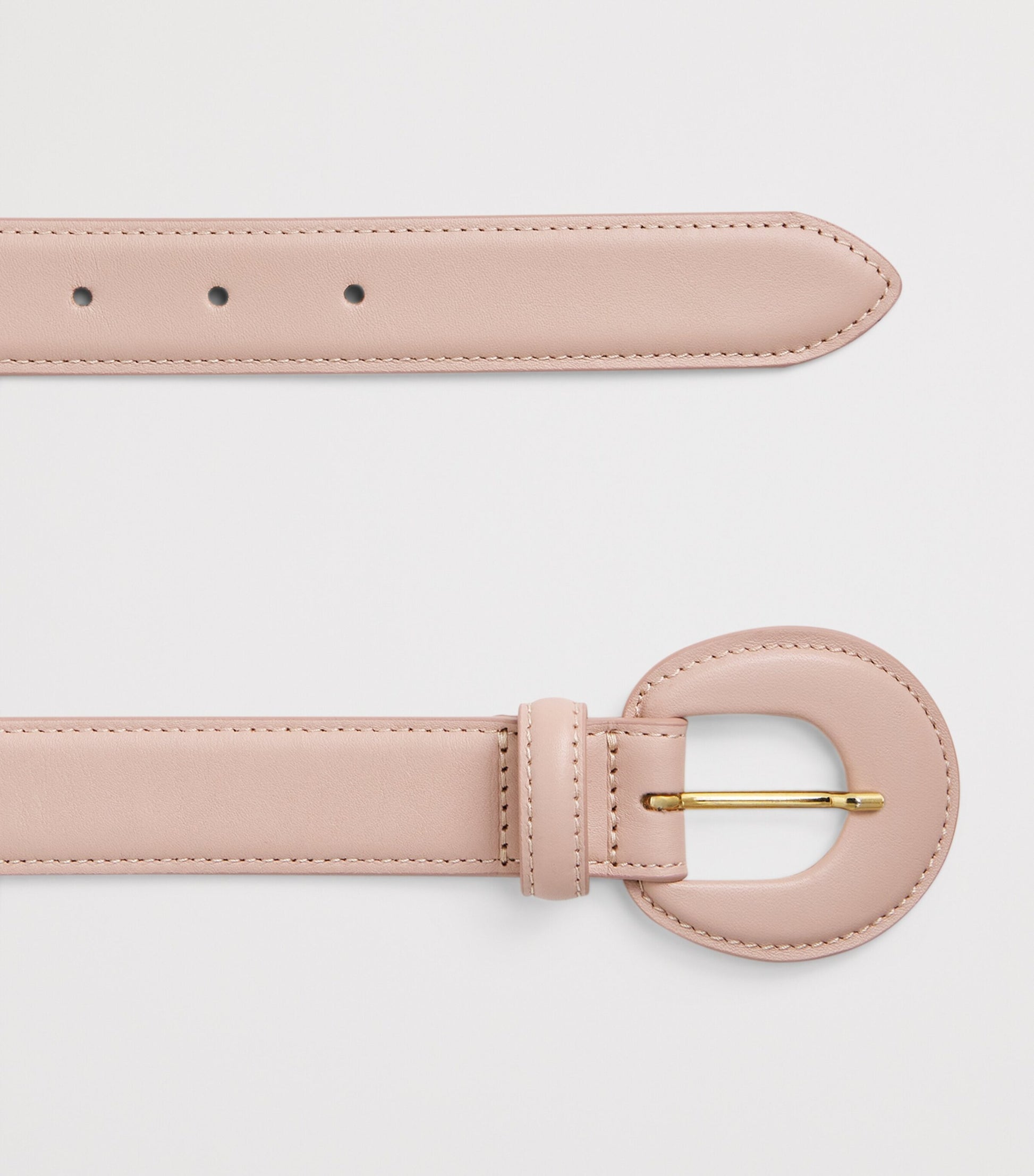 Nude Leather Belt