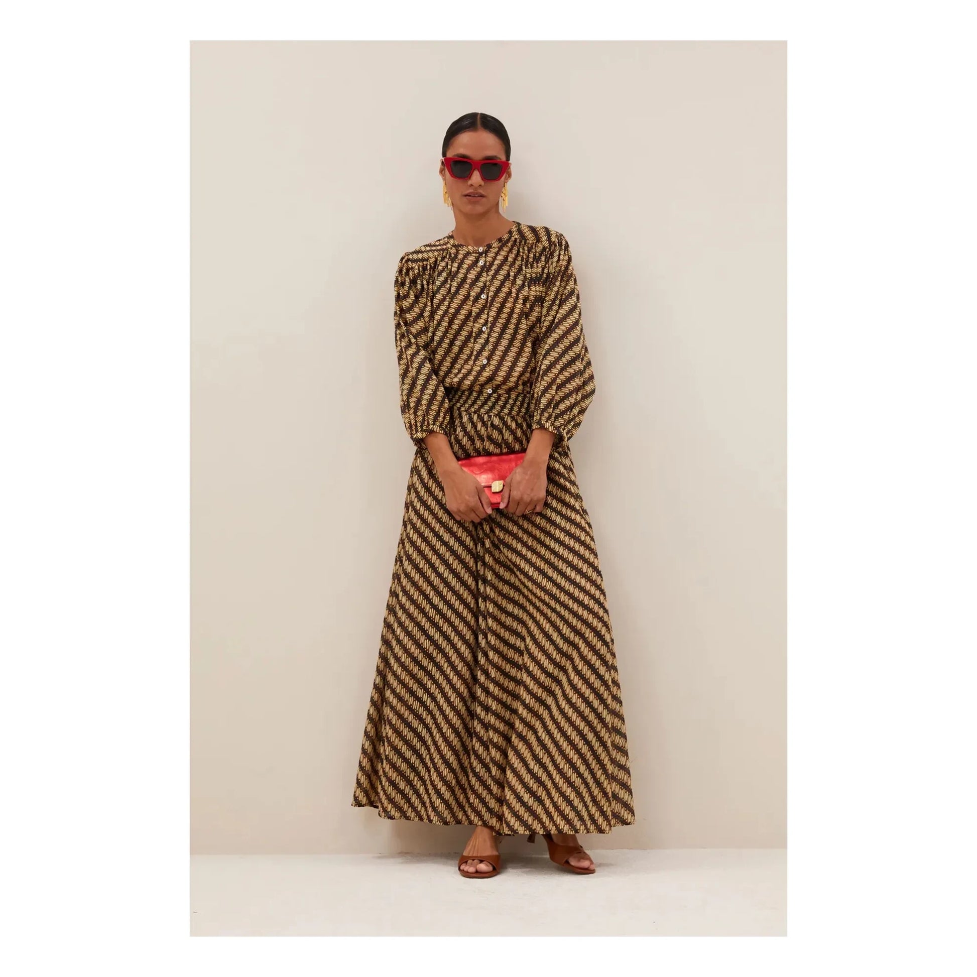 By Bar - Ruby skirt Organic cotton | Brown