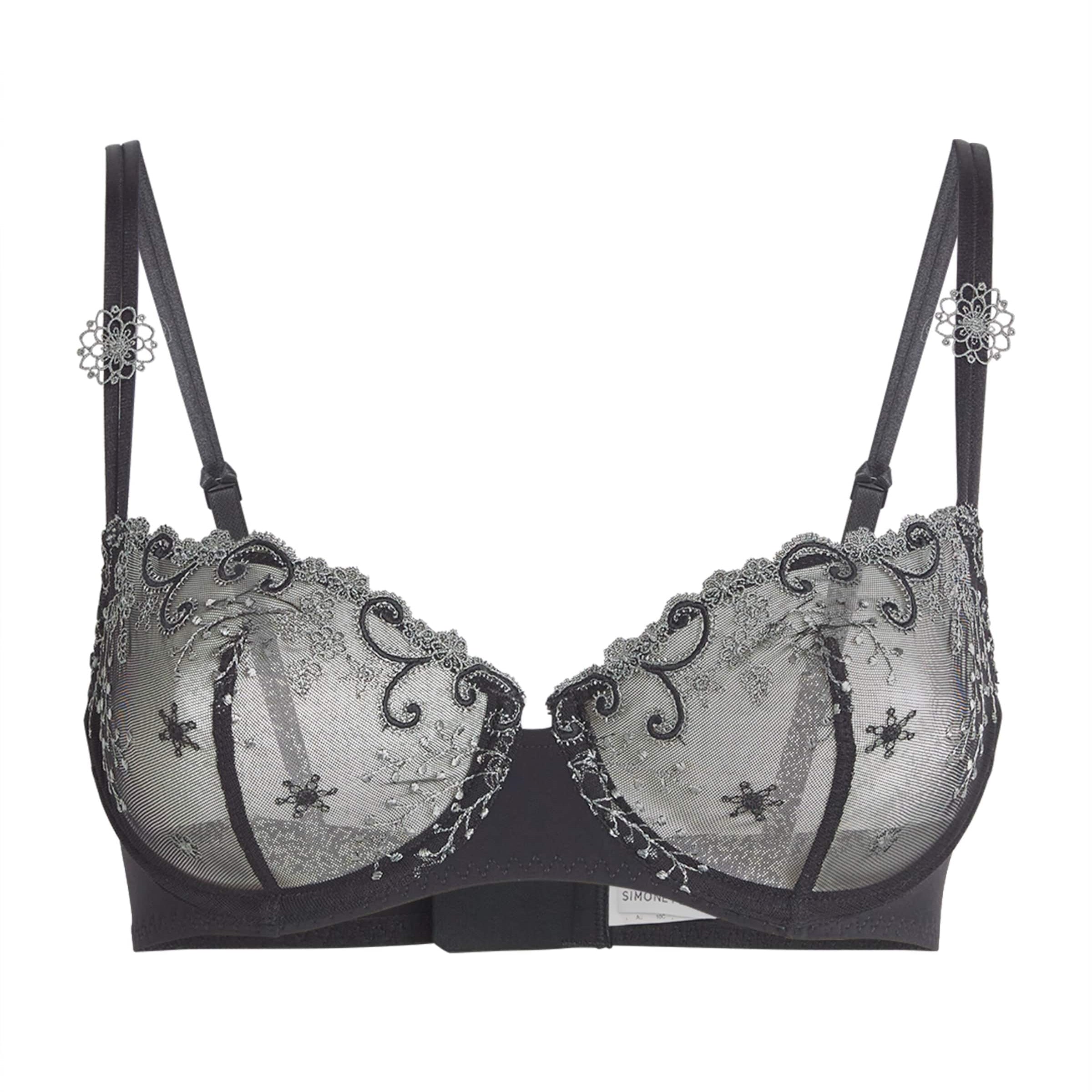 Embellished Délice Half-Cup Bra 017 MOONLIGHT
