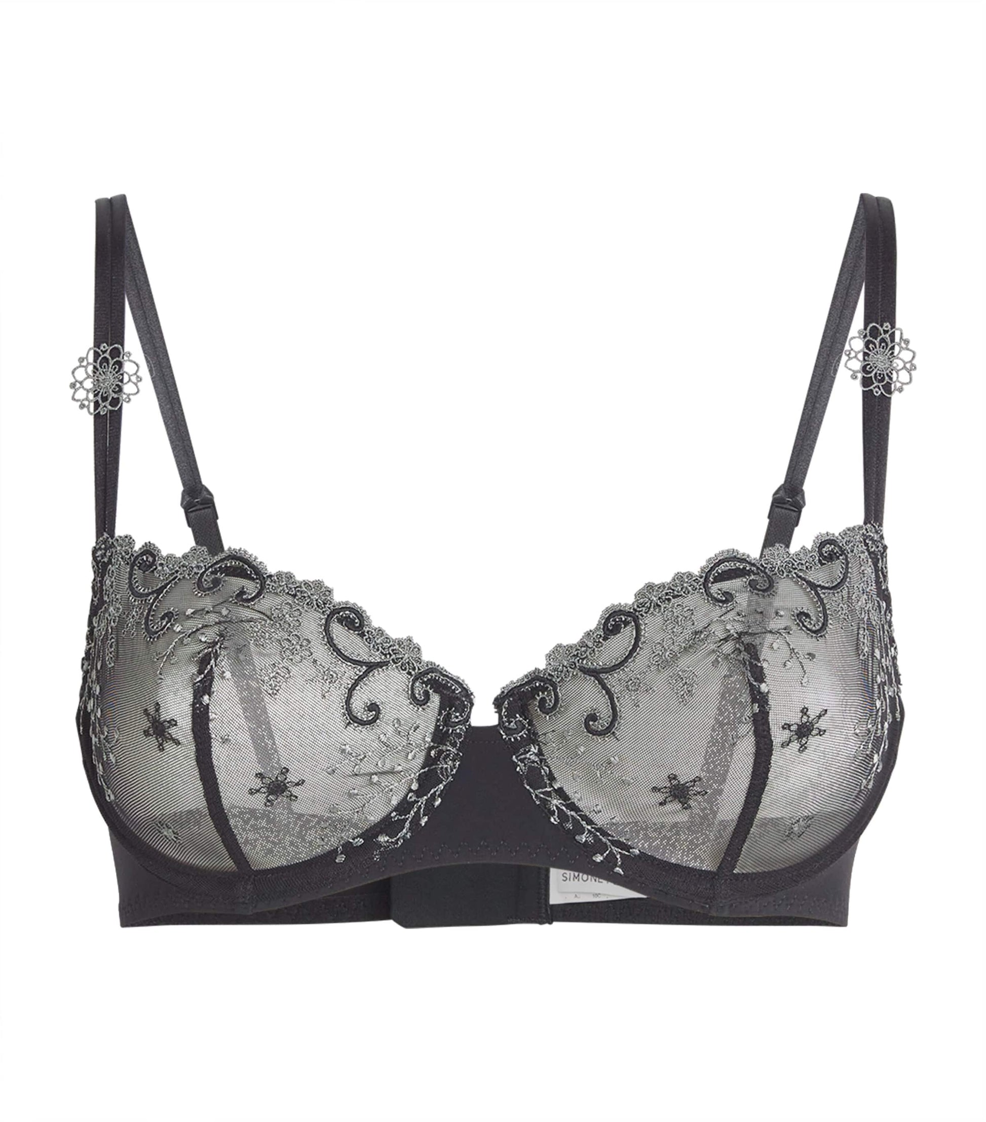 Embellished Délice Half-Cup Bra 017 MOONLIGHT