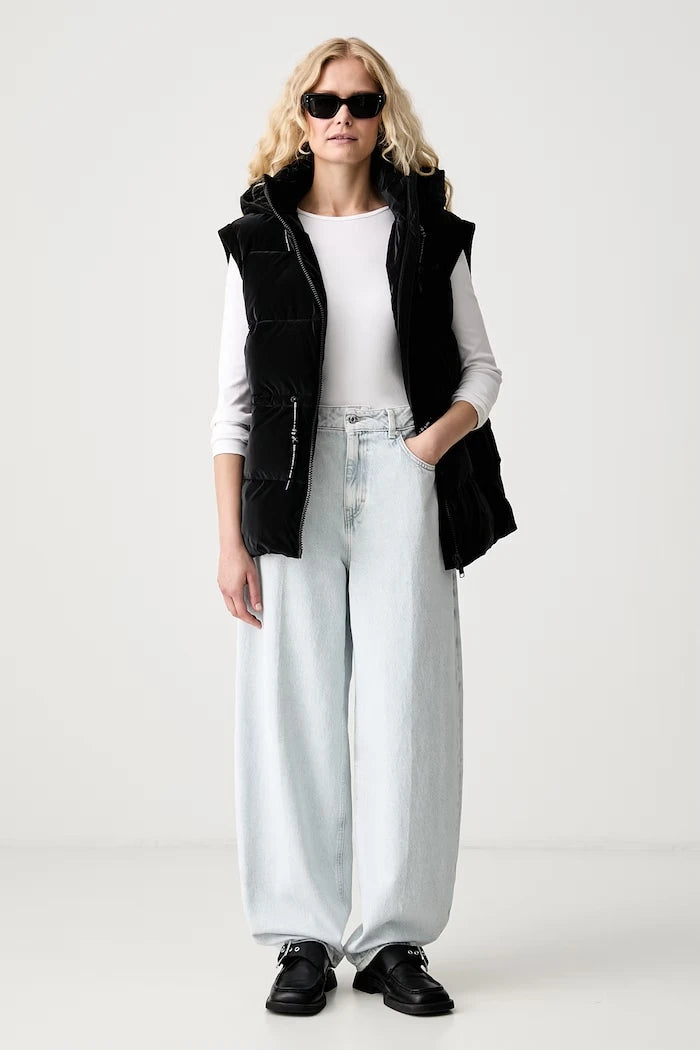 Karl Lagerfeld Jeans Kapüşonlu Kadın Yeleği