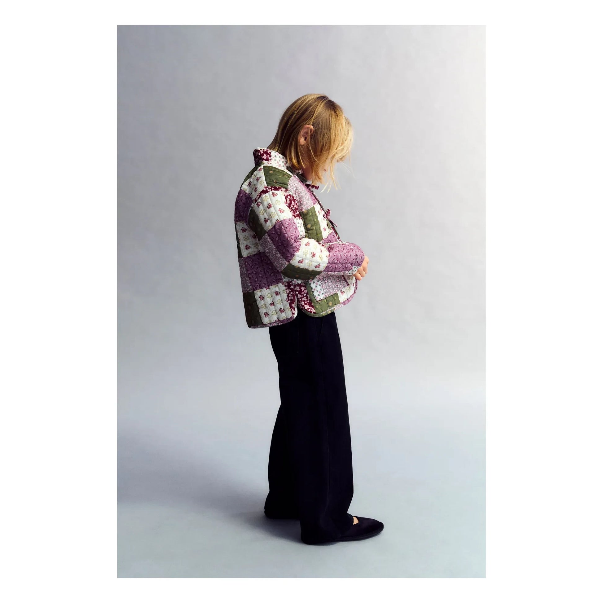 the new society - Melba Patchwork Jacket | Pink