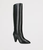 Leather Naty Knee-High Boots 85 BLACK