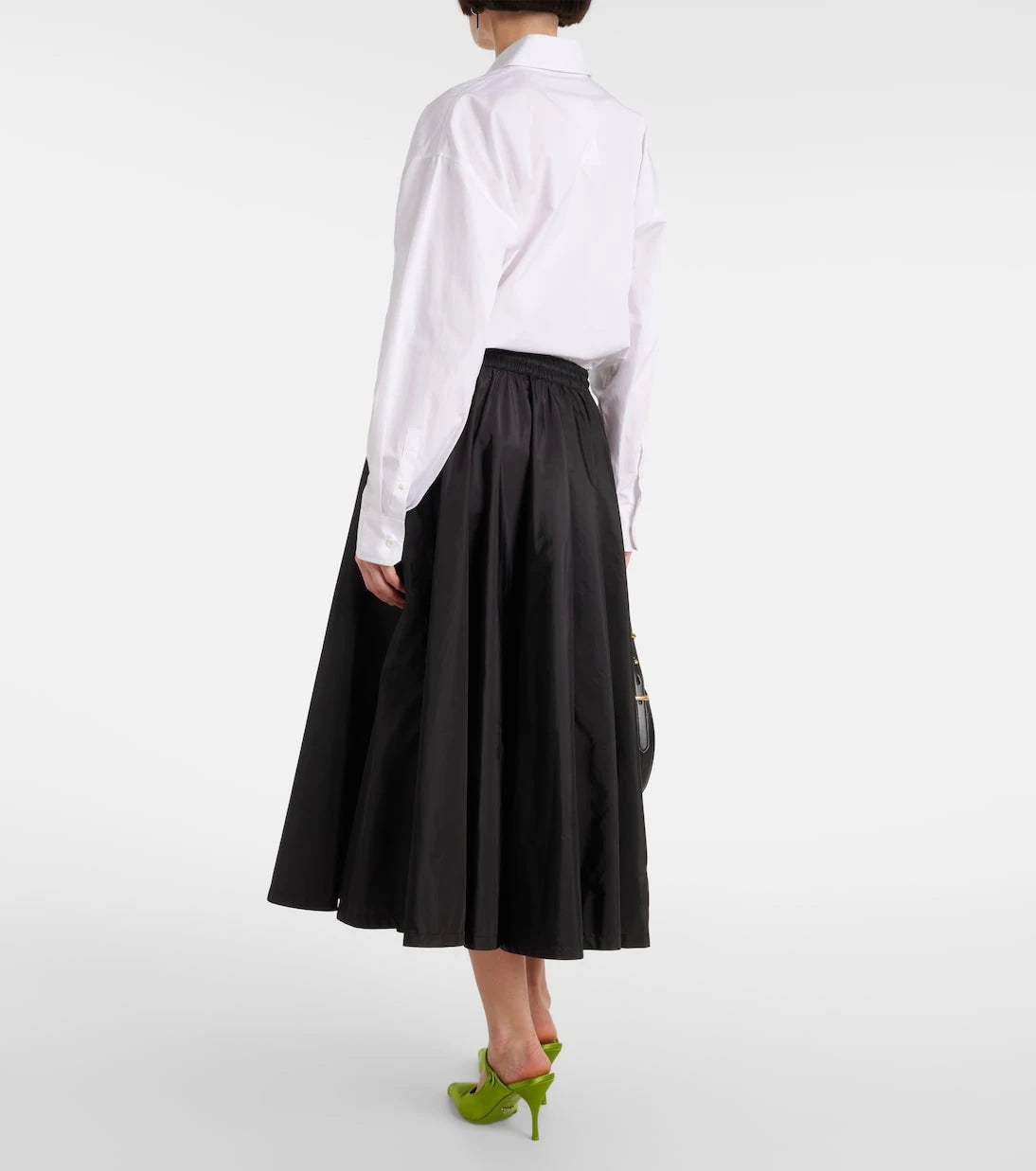 Prada - Logo Re-Nylon midi skirt