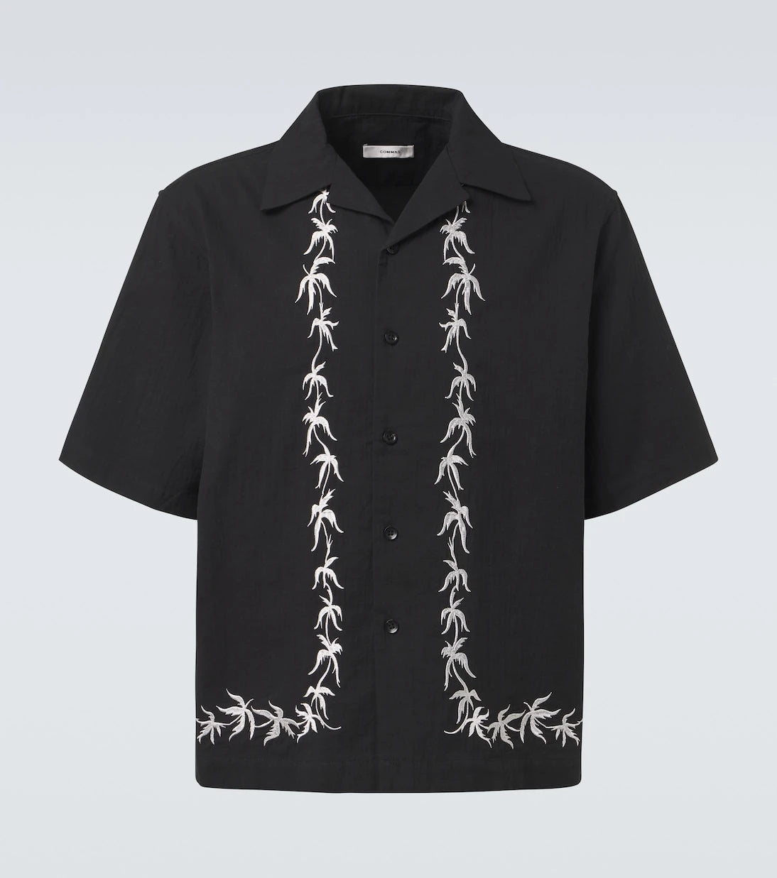 Commas - Embroidered bowling shirt
