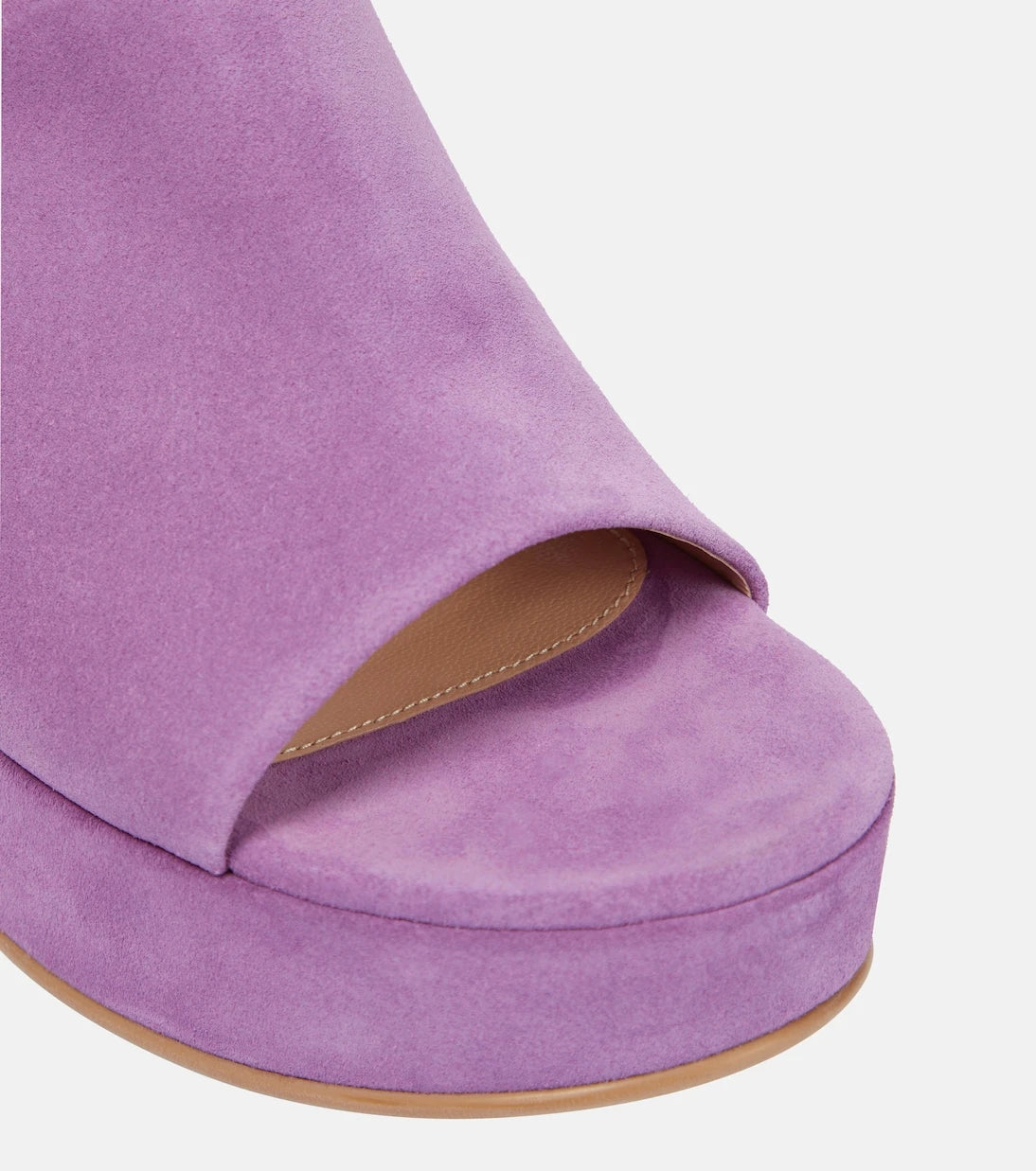 Gianvito Rossi - Suede platform mules