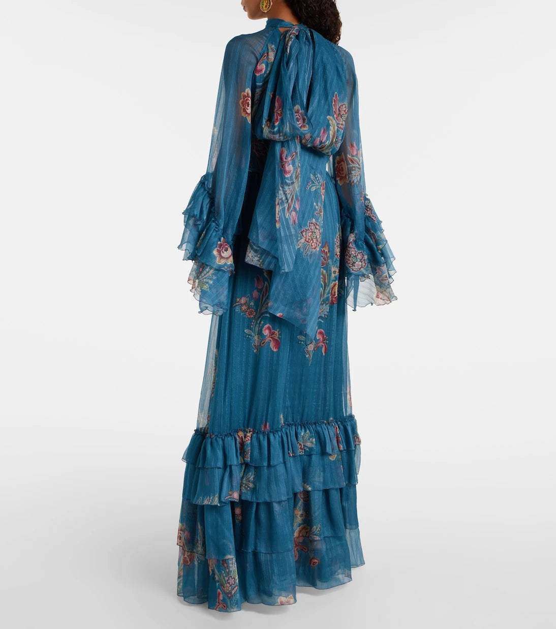 Etro - Paisley silk chiffon gown