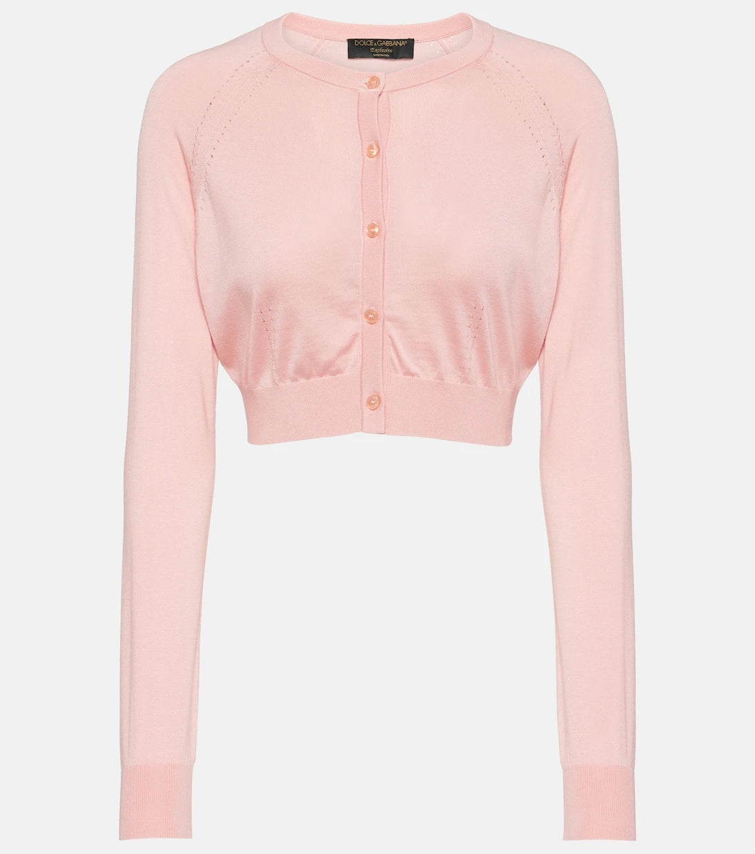 Dolce&Gabbana - Capri cropped silk cardigan