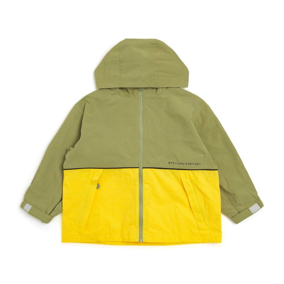 Stella McCartney Kids Colour Block Hooded Raincoat (3-14 Years)