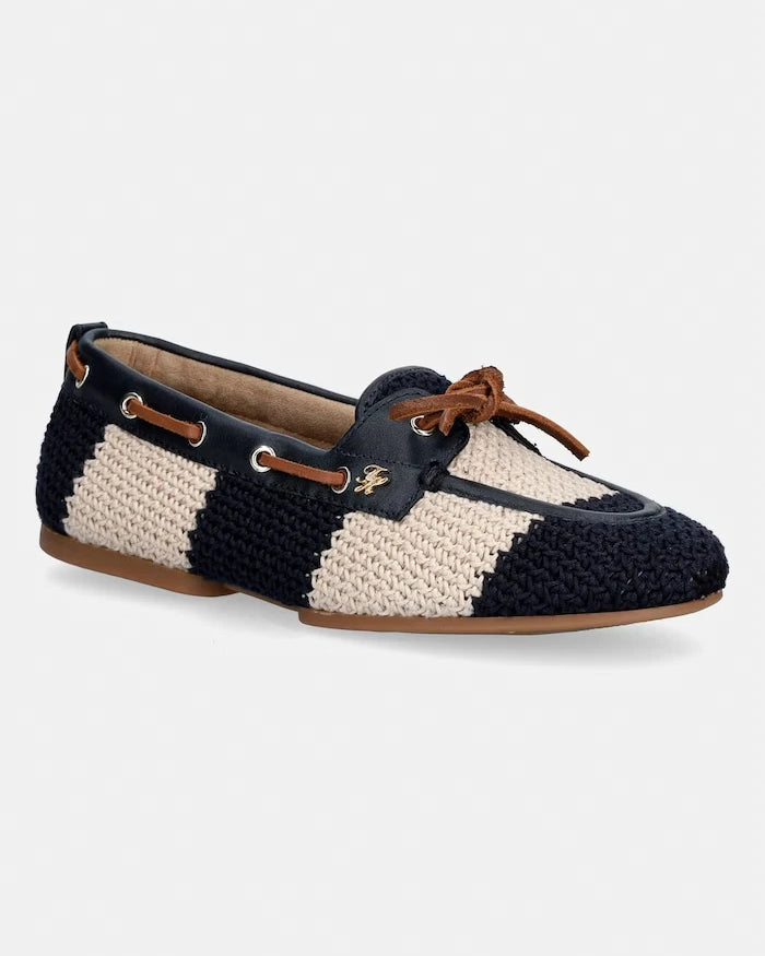 Tommy Hilfiger Kadın Mokasen TH FLEX BOAT SHOE CROCHET