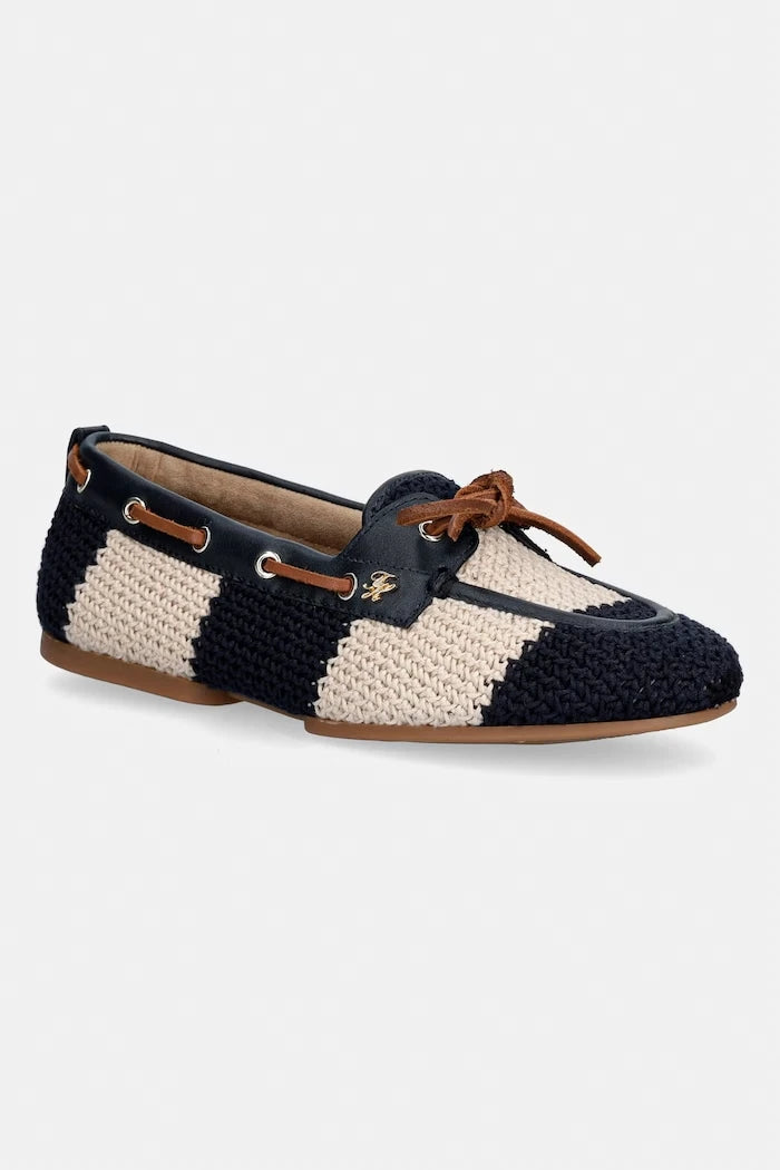 Tommy Hilfiger Kadın Mokasen TH FLEX BOAT SHOE CROCHET