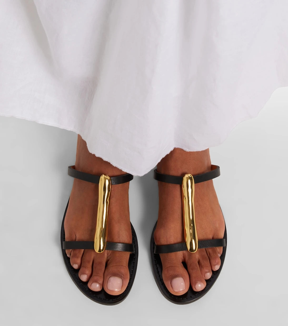 Amanu - Sahara embellished leather sandals