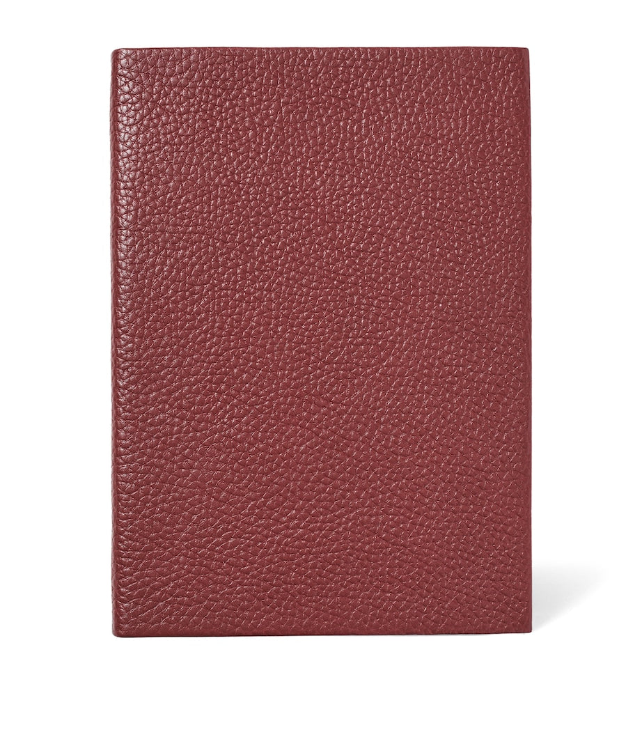 Aspinal Of London Leather Bound A5 Notebook