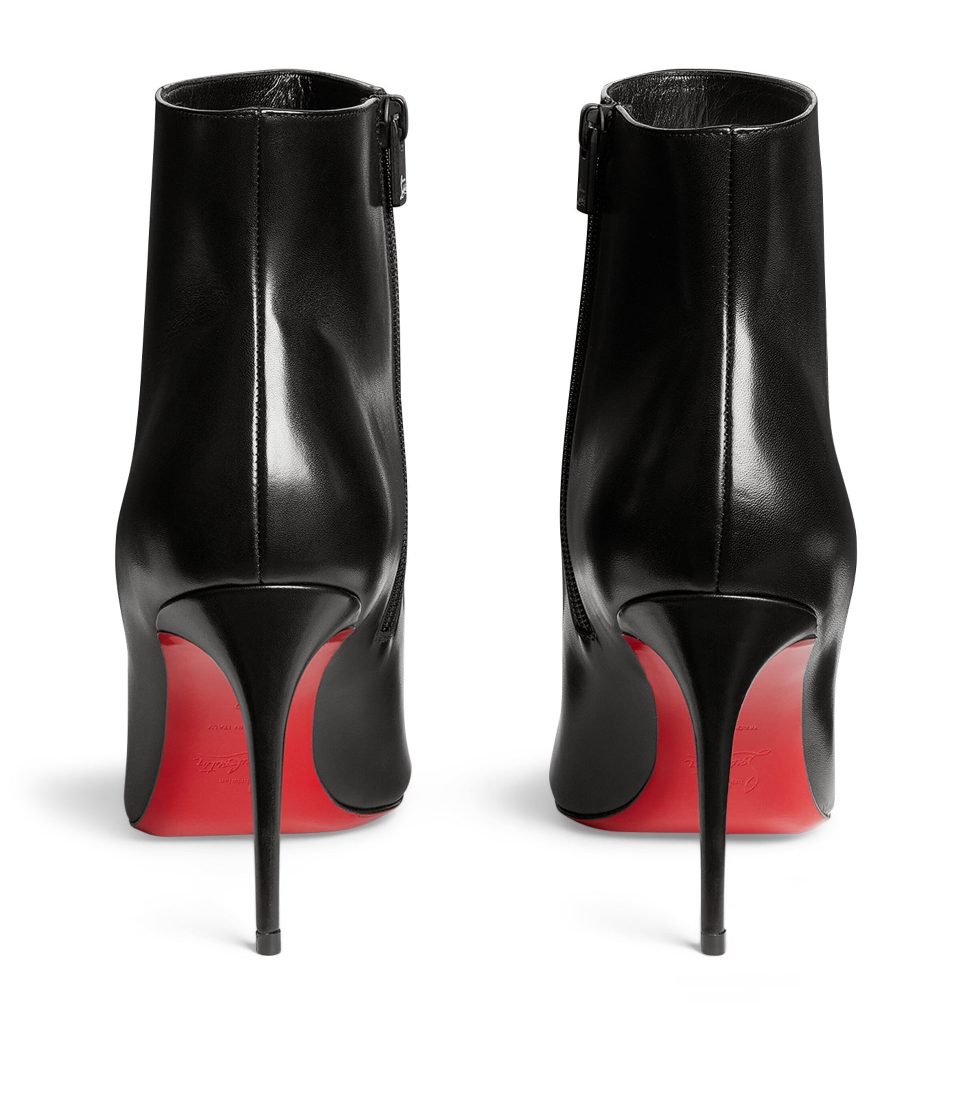 Christian Louboutin Black So Kate Leather Ankle Boots 85
